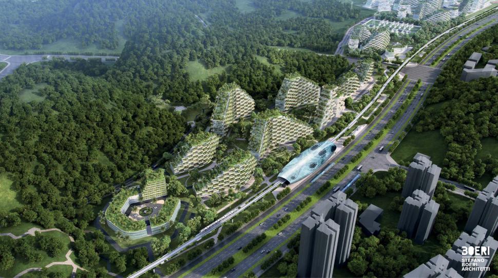China construiește un oraș-pădure în care 40.000 de copaci vor crește pe clădiri pentru a combate poluarea. Cum va arăta Liuzhou Forest 1084897