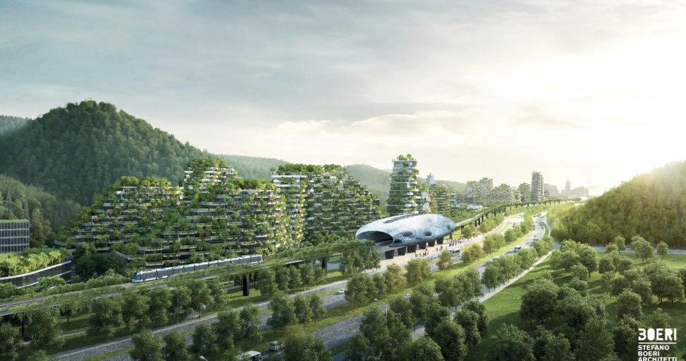 China construiește un oraș-pădure în care 40.000 de copaci vor crește pe clădiri pentru a combate poluarea. Cum va arăta Liuzhou Forest 1084899