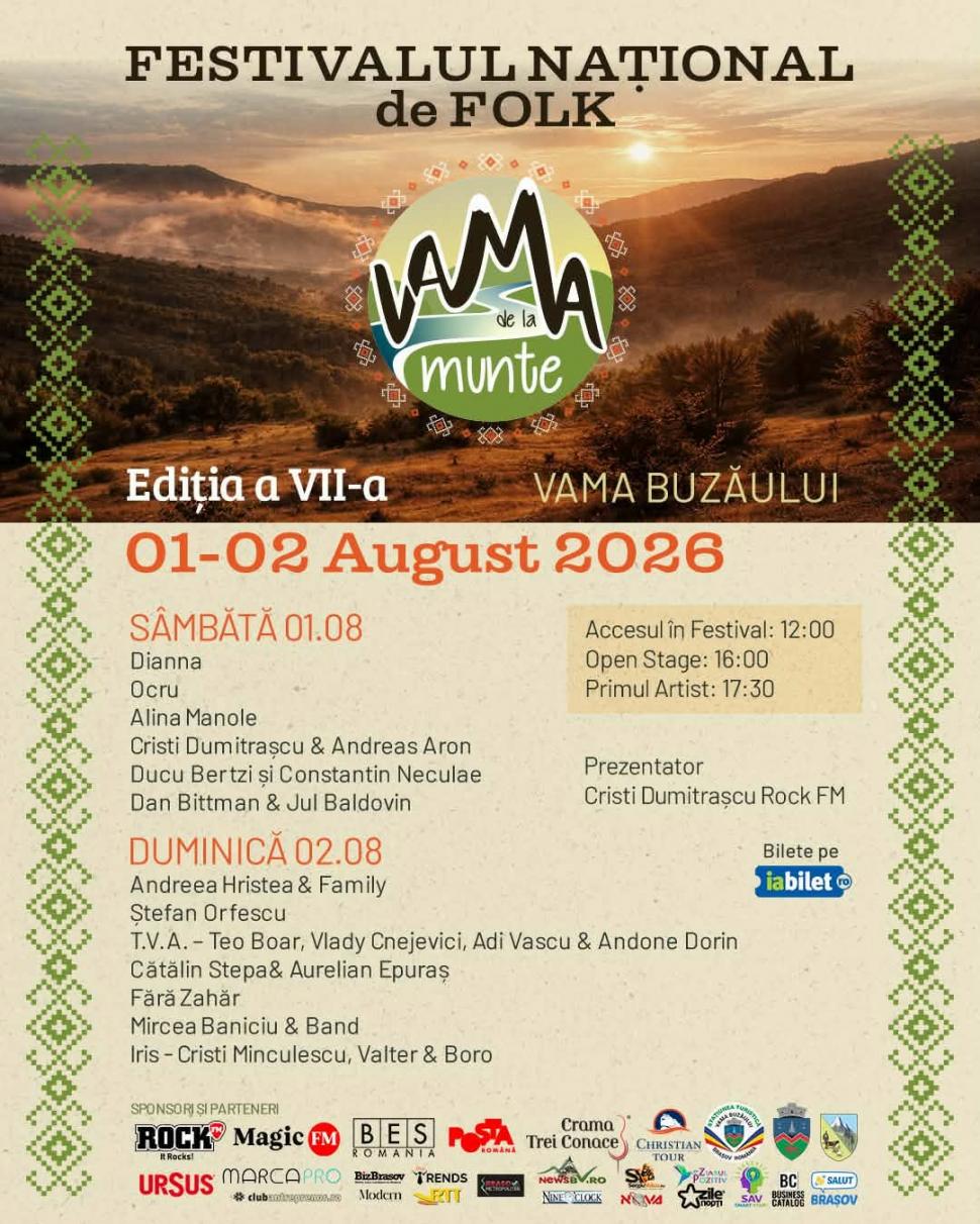 Festivalul Național de Folk „Vama de la Munte” revine şi transformă primul weekend din august într-o sărbătoare a muzicii și naturii 1085023