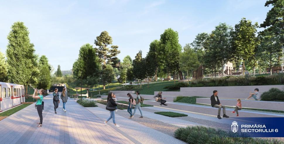 Au început lucrările la noul parc Grozăvești. Cum va arăta peste 10 luni zona din București salvată de la betonare 1086441