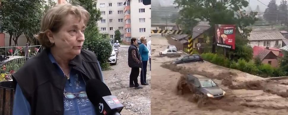 Imagini dramatice cu dezastrul lăsat în urmă de viituri, la Bușteni. "Stau de 55 de ani aici, dar aşa ceva nu am văzut în viaţa mea" 1086217