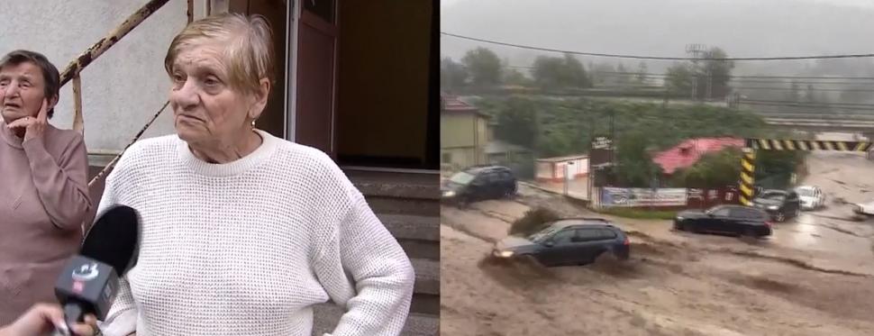 Imagini dramatice cu dezastrul lăsat în urmă de viituri, la Bușteni. "Stau de 55 de ani aici, dar aşa ceva nu am văzut în viaţa mea" 1086219