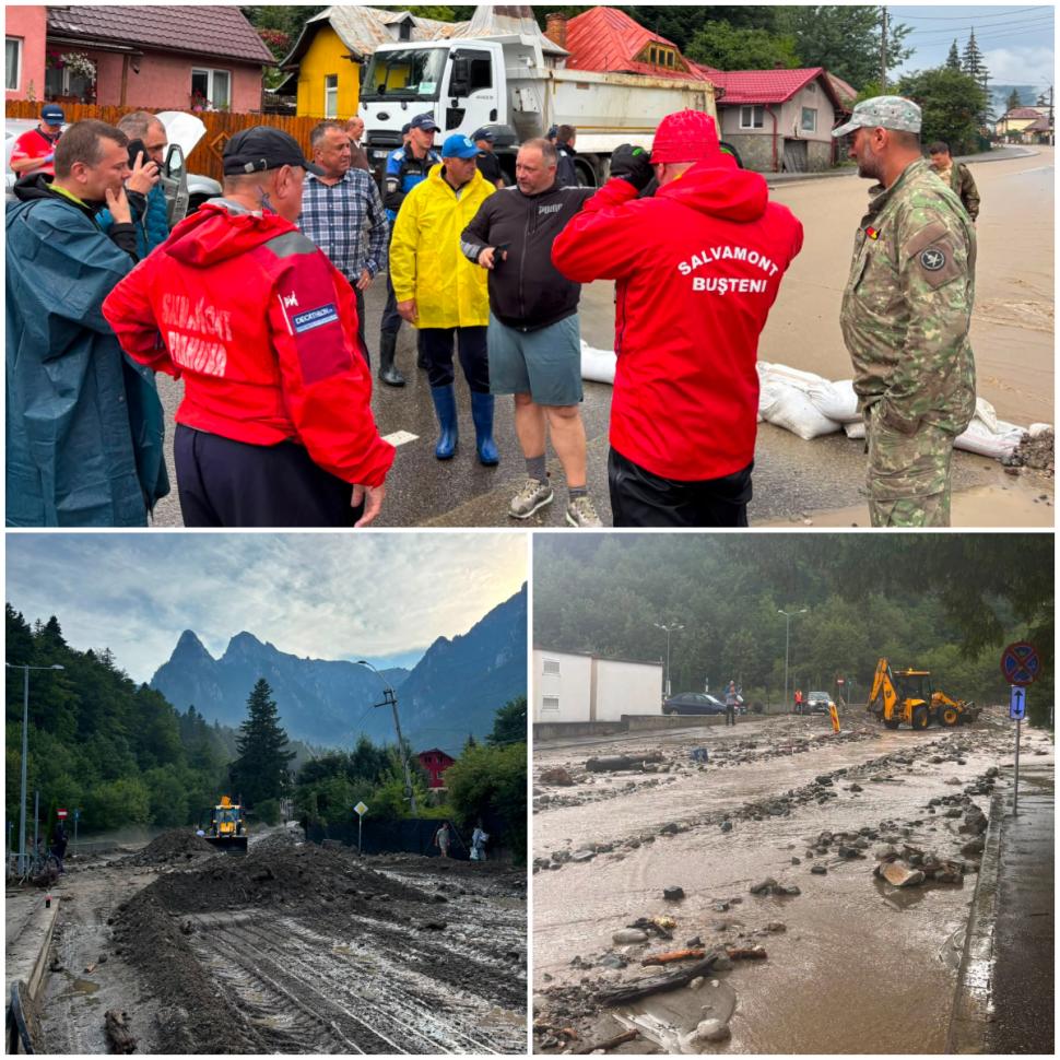 Imagini dramatice cu dezastrul lăsat în urmă de viituri, la Bușteni. "Stau de 55 de ani aici, dar aşa ceva nu am văzut în viaţa mea" 1086265