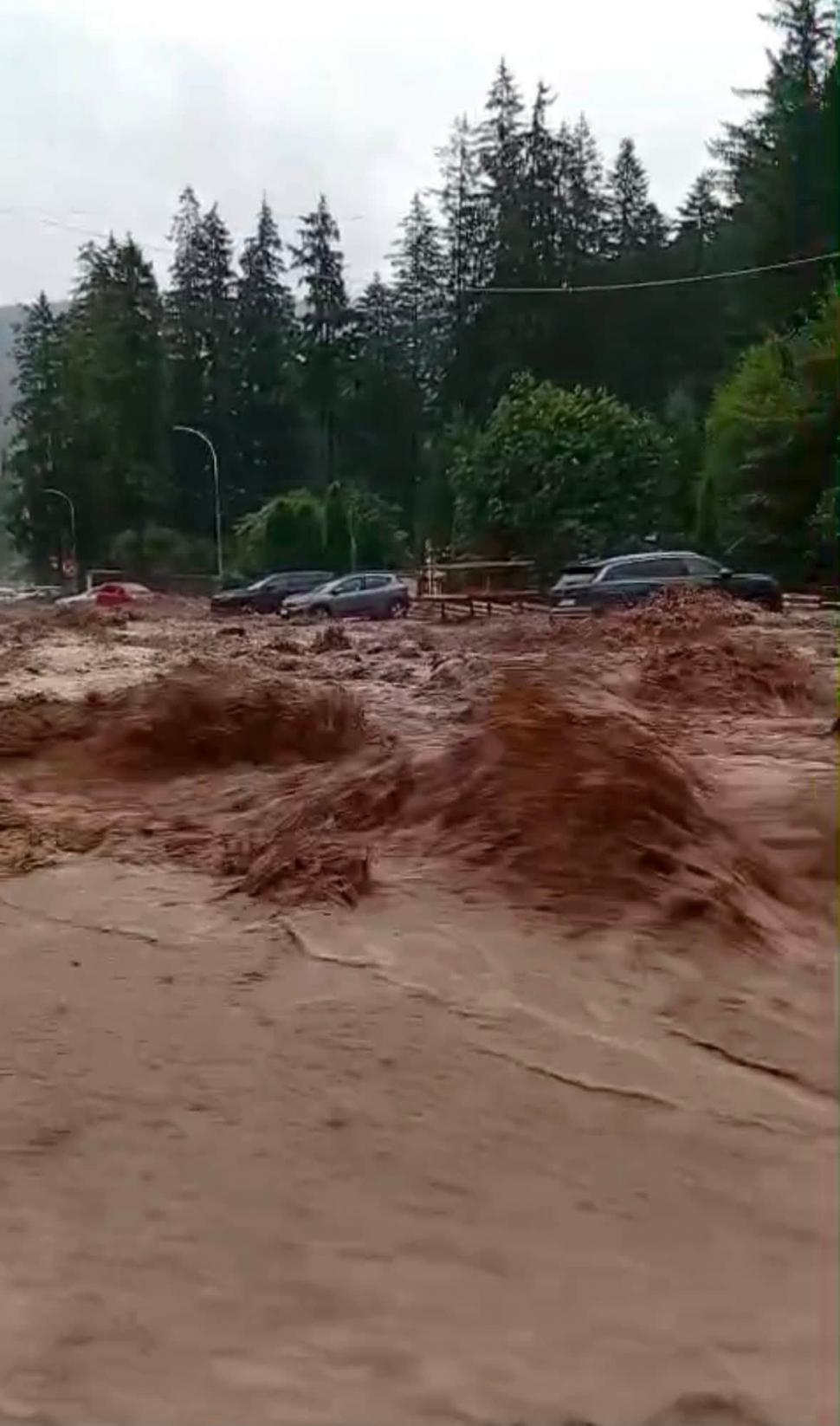 Imagini dramatice cu dezastrul lăsat în urmă de viituri, la Bușteni. "Stau de 55 de ani aici, dar aşa ceva nu am văzut în viaţa mea" 1086279