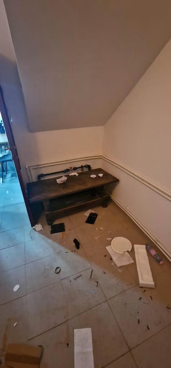 Diana Șoșoacă l-a demis pe președintele SOS Gorj, iar el ar fi vandalizat sediul. Imagini cu mobilierul și pereții distruși 1086643