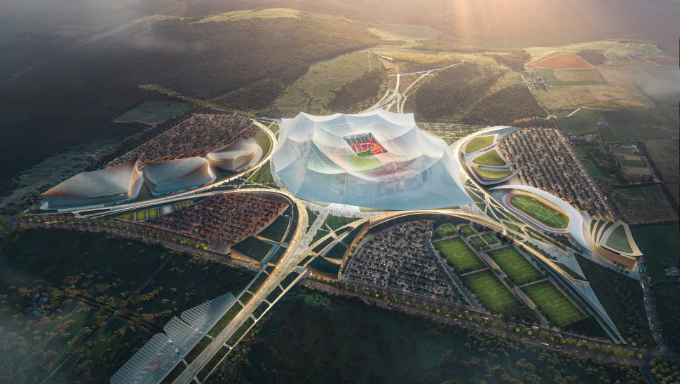 Cel mai mare stadion din lume se construiește în Africa pentru Cupa Mondială 2030: Unde e și cum va arăta Grand Stade Hassan II 1087670