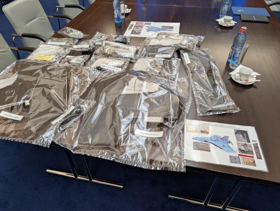 Ambasadorului Rusiei i-au fost puse în față fragmente din drona doborâtă de F-16. România expulzează un angajat al Ambasadei 1088315