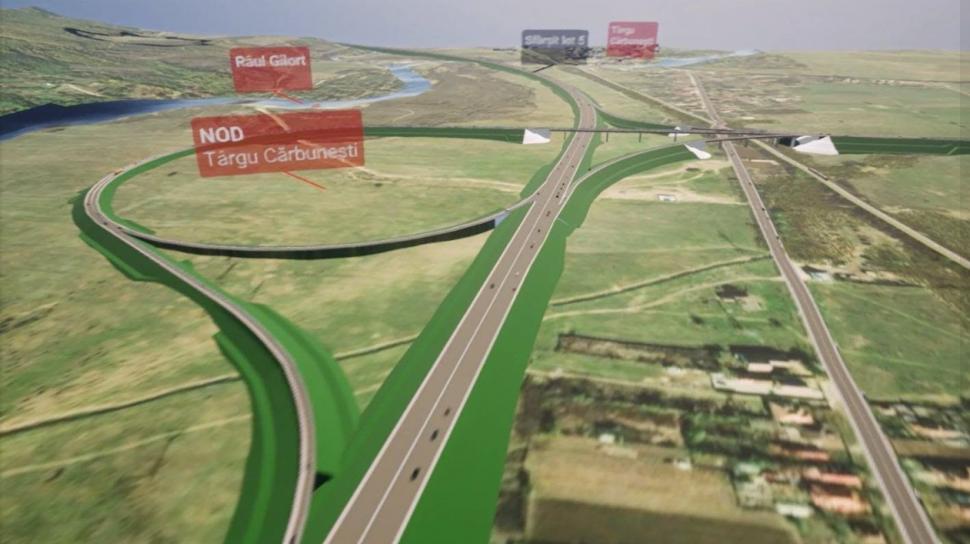 Cum va arăta lotul 6 al drumului expres Craiova-Târgu Jiu. Va avea aproape 20 de kilometri și va include un ecoduct 1088558