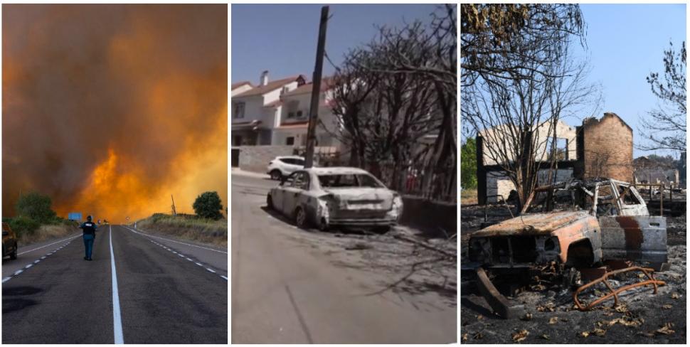Incendiile pârjolesc Europa. Noi imagini cu dezastrul lăsat în urmă de flăcări în Spania şi Franţa. Grecia, Portugalia, în alertă 1089305