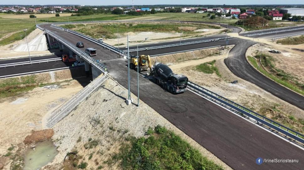 Cum arată din dronă cel mai nou lot din Autostrada A0. „E gata 91,5%. Se va deschide la sfârșitul lunii septembrie” 1089807