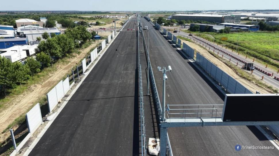 Cum arată din dronă cel mai nou lot din Autostrada A0. „E gata 91,5%. Se va deschide la sfârșitul lunii septembrie” 1089808