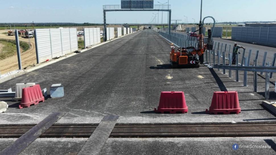 Cum arată din dronă cel mai nou lot din Autostrada A0. „E gata 91,5%. Se va deschide la sfârșitul lunii septembrie” 1089810