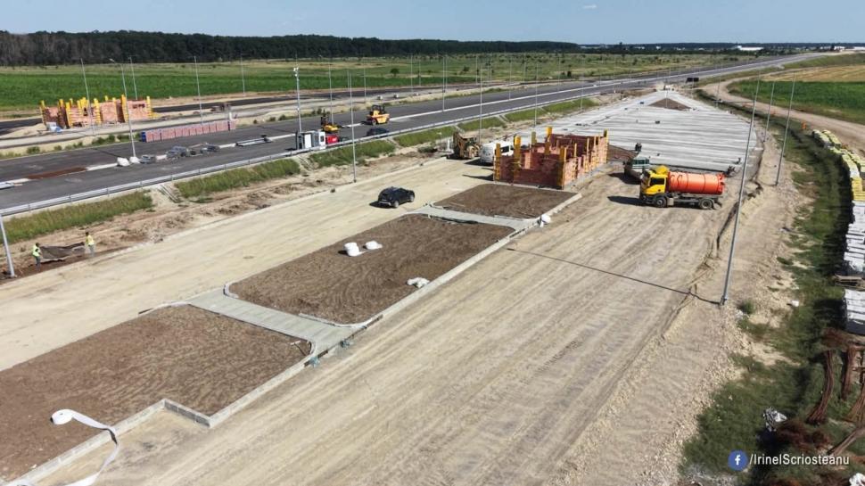 Cum arată din dronă cel mai nou lot din Autostrada A0. „E gata 91,5%. Se va deschide la sfârșitul lunii septembrie” 1089815