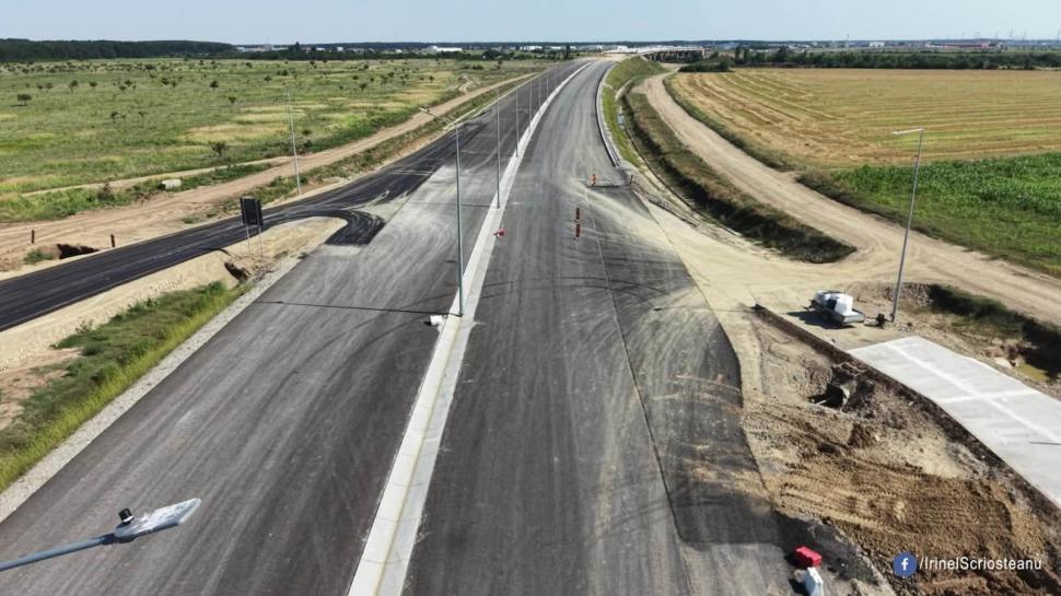 Cum arată din dronă cel mai nou lot din Autostrada A0. „E gata 91,5%. Se va deschide la sfârșitul lunii septembrie” 1089817