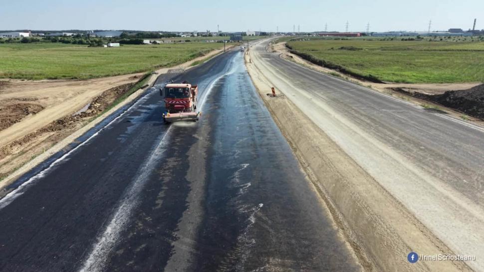 Cum arată din dronă cel mai nou lot din Autostrada A0. „E gata 91,5%. Se va deschide la sfârșitul lunii septembrie” 1089821