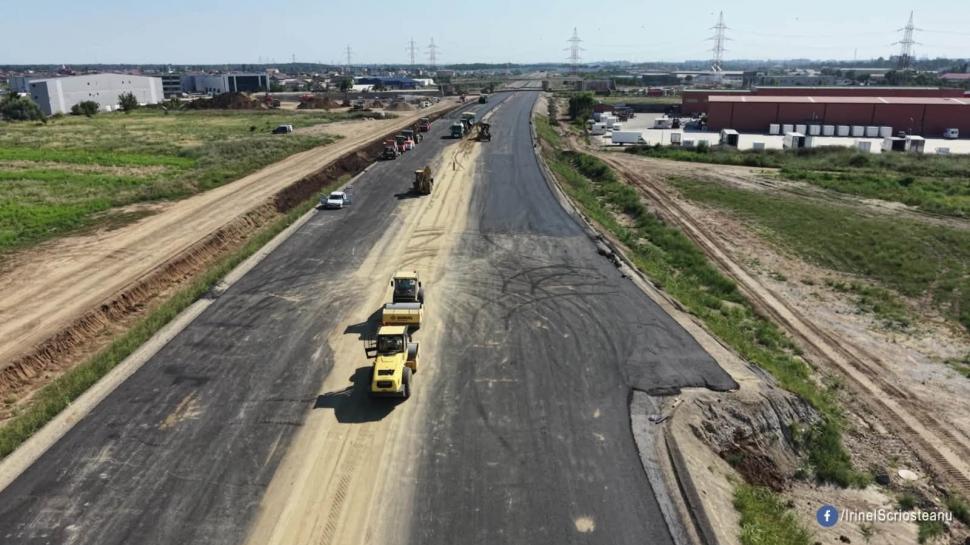 Cum arată din dronă cel mai nou lot din Autostrada A0. „E gata 91,5%. Se va deschide la sfârșitul lunii septembrie” 1089822
