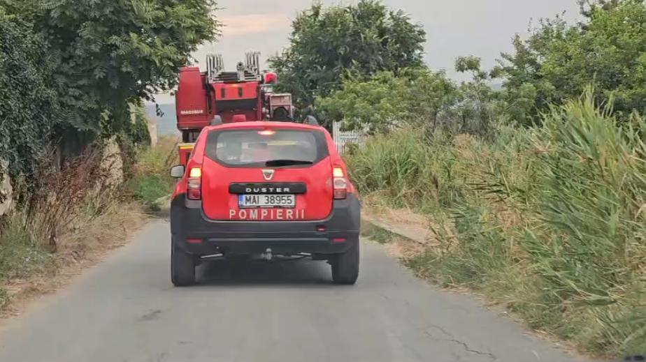 Incendiu pe plaja Zoom, în zona Faleză Nord din Constanța 1089947