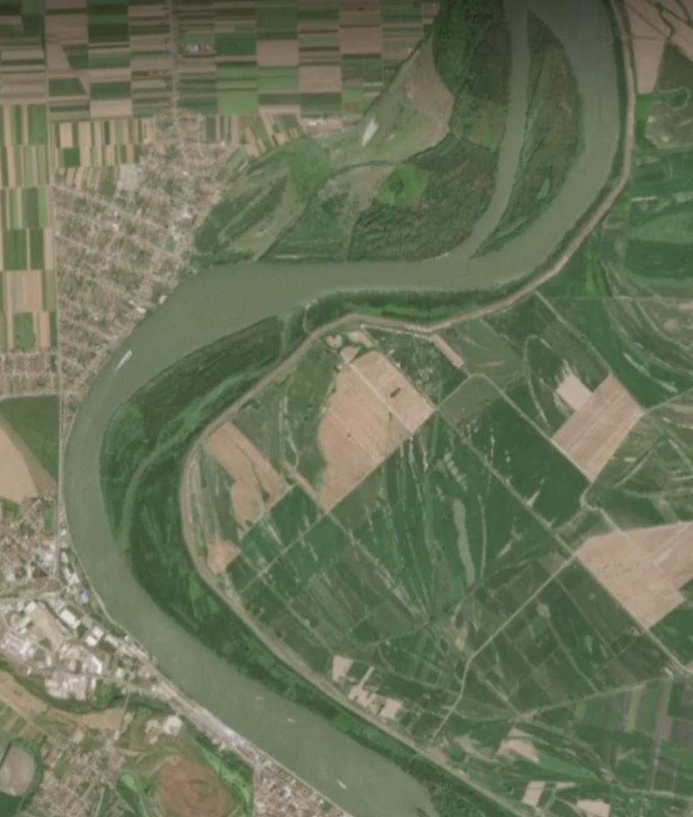 Imagini din satelit cu Dunărea secată. Fluviul atinge joi un nou minim istoric la intrarea în România: Ce arată prognoza pe august 1090746