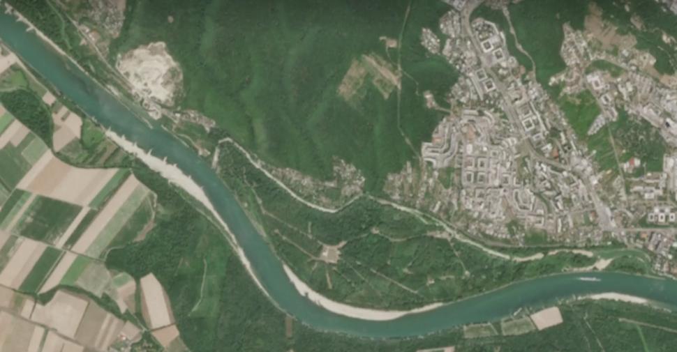 Imagini din satelit cu Dunărea secată. Fluviul atinge joi un nou minim istoric la intrarea în România: Ce arată prognoza pe august 1090749
