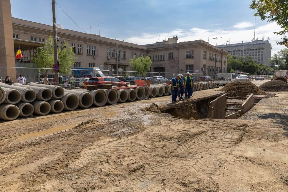 Noi lucrări în București: va fi modernizată rețeaua de canalizare din zona Gării de Nord, care are aproape 100 de ani 1093568