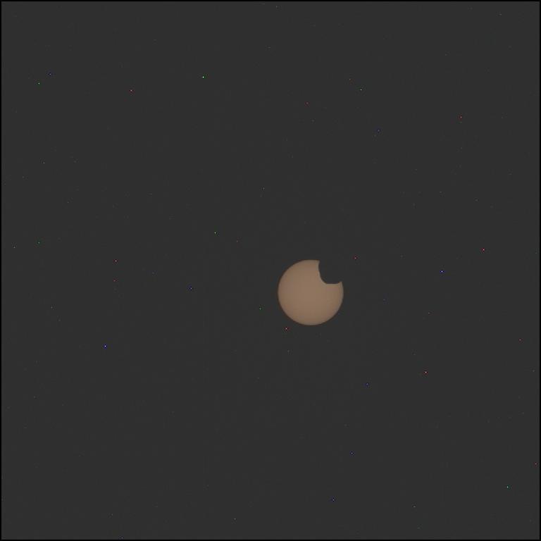 Fotografii senzaționale cu eclipsa de Soare pe Marte au fost publicate de NASA. Fotograf: Roverul Perseverance 1094664