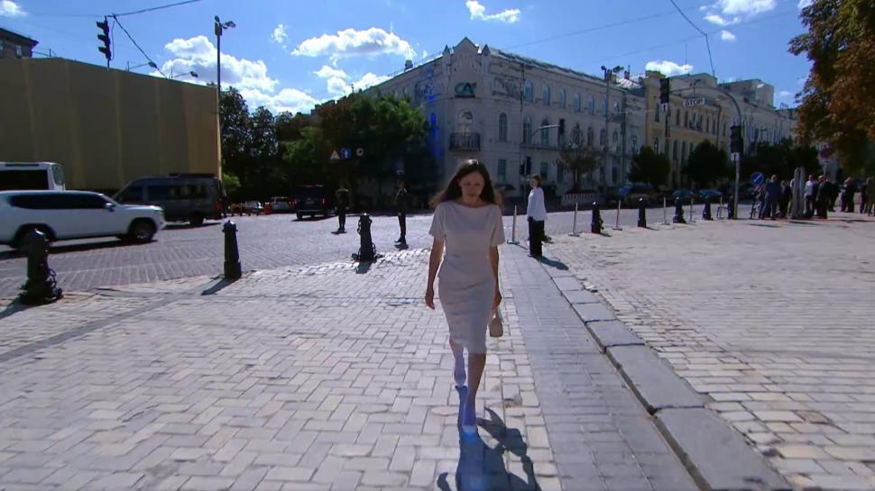 Mirabela Grădinaru a mers la Kiev fără Nicușor Dan. Prima doamnă a fost primită de Zelenski și soția sa 1095625