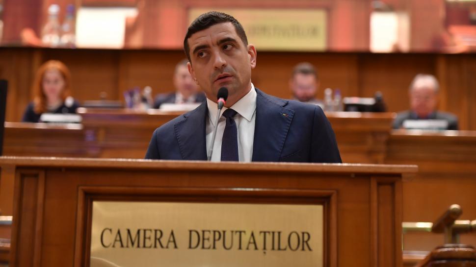 poza in care apare George Simion, preşedintele AUR