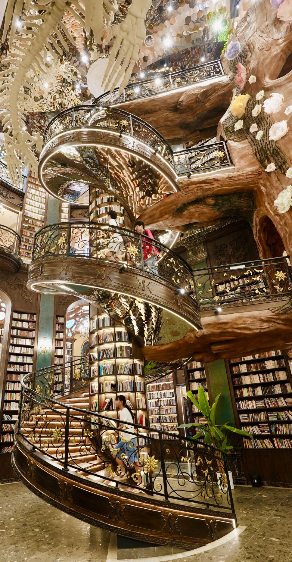 Librăria construită într-o dolină naturală: Tocmai s-a deschis, iar turiștii spun că se simt la „Hogwarts”. Cum arată și unde este 1096682