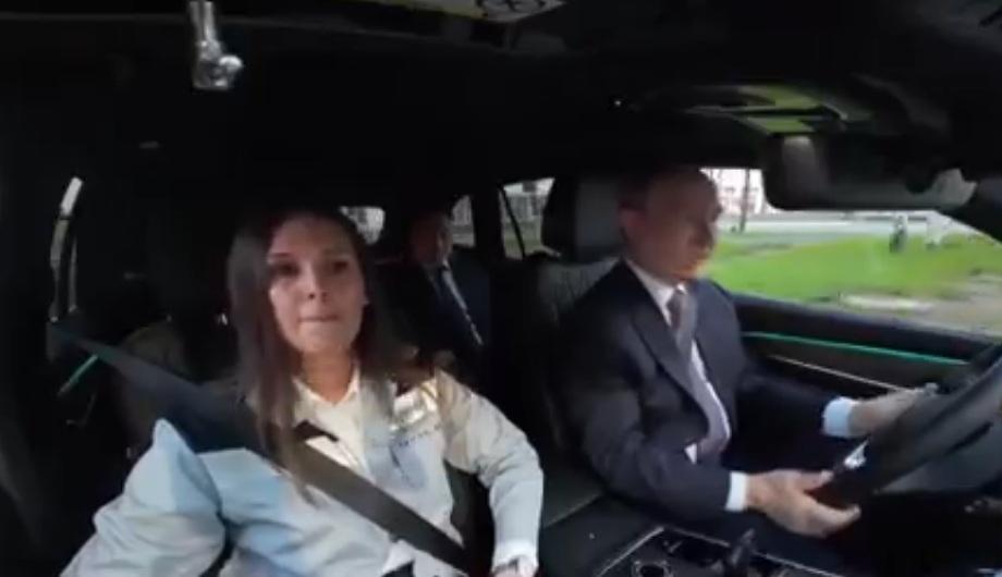 Putin a testat cea mai nouă maşină rusească, fabricată cu tehnologie din China. Cum arată SUV-ul şi reacţia preşedintelui rus 1097294