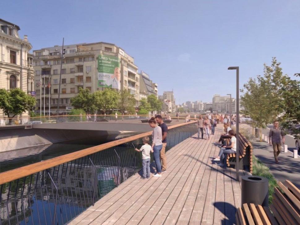 Cum va arăta Podul Calicilor peste Dâmbovița. Va fi reconstruit de la zero cu aproape 64 de milioane de lei 1097465
