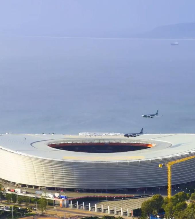 Imagini senzaționale cu două avioane Airlink care trec razant peste stadionul din Cape Town înainte de meciul Springboks 1097433