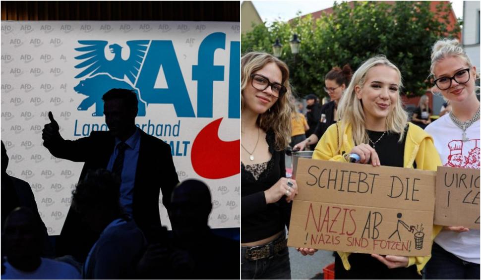 reuniune afd protestatare anti afd getti profimedia