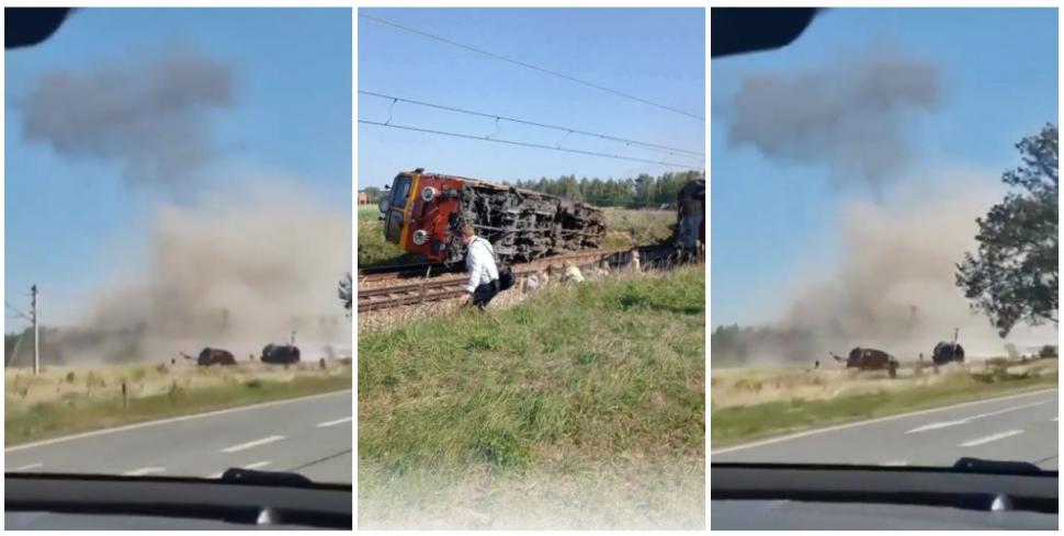 Un tren cu 120 de persoane a deraiat în Polonia, după ce a lovit un camion. Un pasager a murit. Alte persoane sunt rănite 1100512