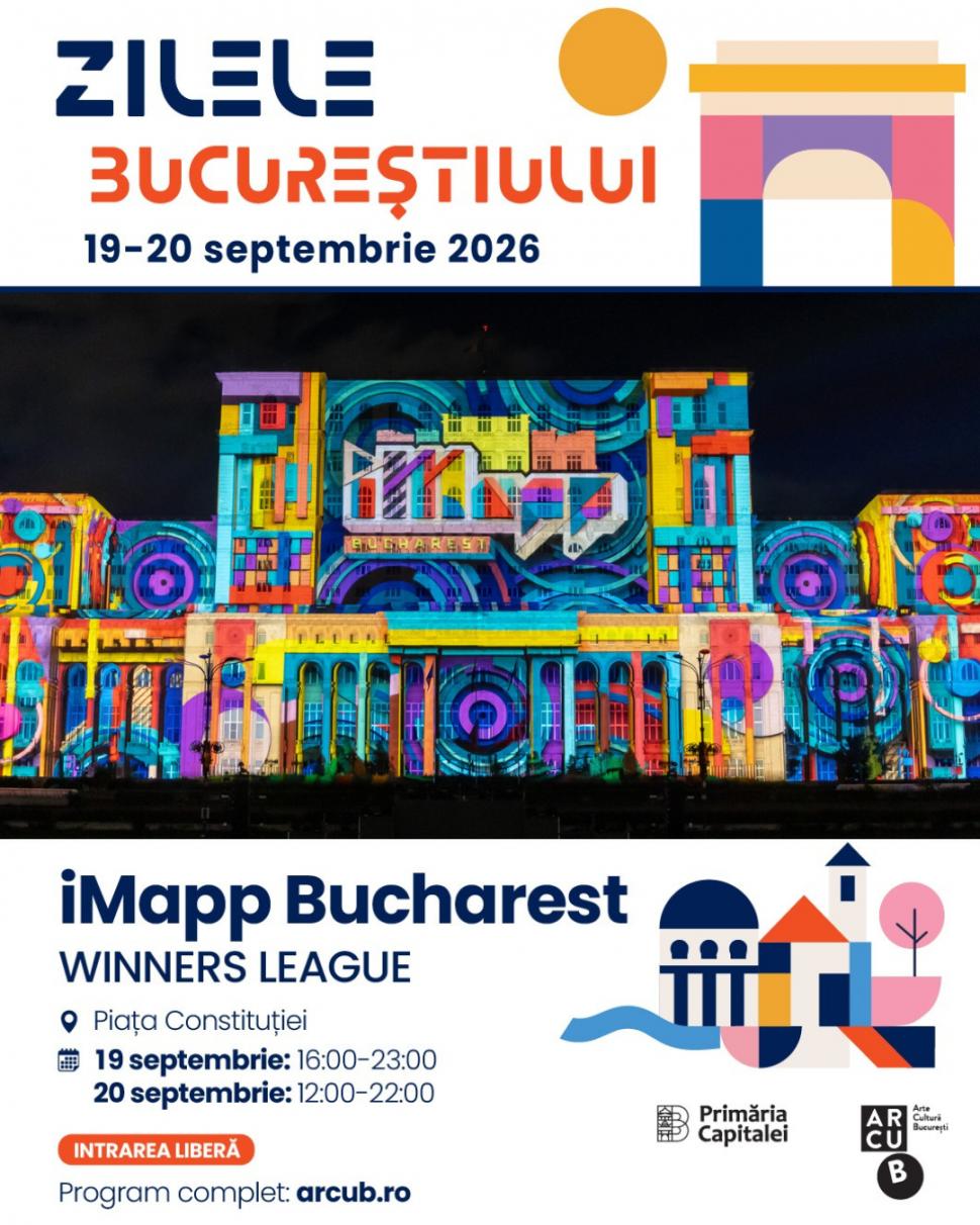 Program de Zilele Bucureştiului 2026. Concerte, filme, expoziţii şi activităţi pentru copii în weekendul 18 - 20 septembrie 1102542