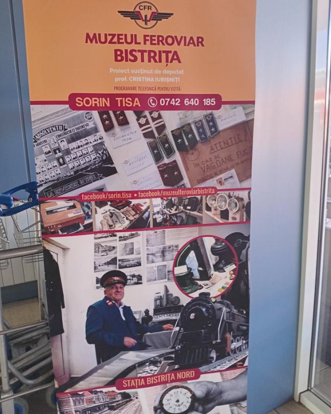 Un ceferist pensionat a creat un mic muzeu feroviar și a pus gara Bistriţa Nord în ghidul drumeţilor de pe Via Transilvanica 1103378