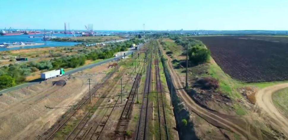Lucrările de modernizare a infrastructurii feroviare din Portul Constanţa au ajuns la 89%, în etapa I. Imagini noi de pe şantier 1103744
