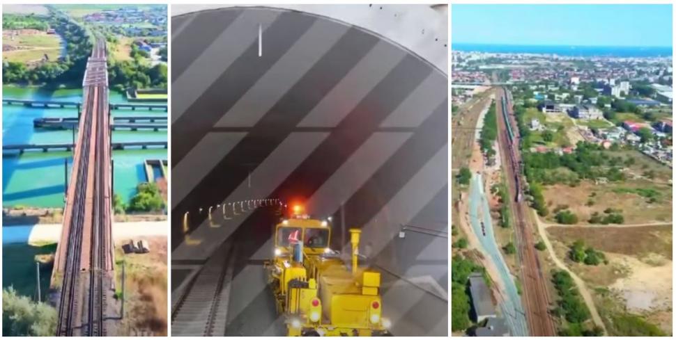 Lucrările de modernizare a infrastructurii feroviare din Portul Constanţa au ajuns la 89%, în etapa I. Imagini noi de pe şantier 1103772