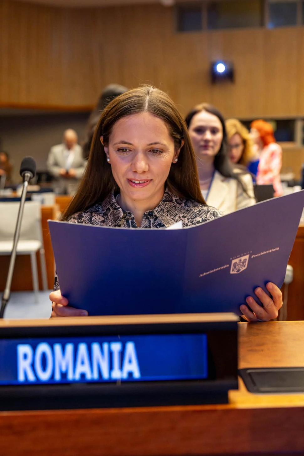 Mirabela Grădinaru, apel pentru protejarea copiilor în mediul online, în marja Adunării ONU: "Să nu se oprească la granițele unei țări" 1104054