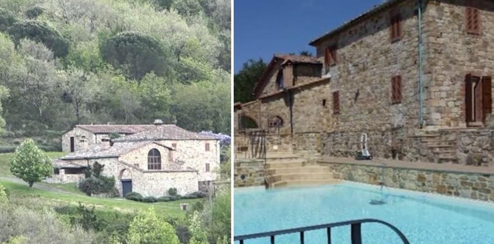 Imagini cu una dintre casele din Toscana, aflată pe lista lui Călin Georgescu. Are 7 dormitoare, piscină şi costă 1,2 milioane de euro 1104535