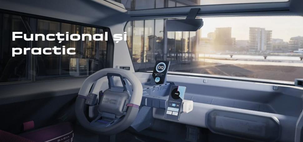Conceptul 100% electric Dacia Hipster ar putea fi fabricat şi în serie, în China. Preţul de vânzare ar fi foarte mic. Cum arată maşina 1105262