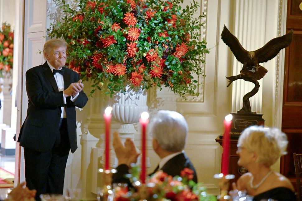 Dineul fastuos al lui Trump pentru Xi Jinping, la Casa Albă. Nume importante au fost prezente la eveniment. Ce a fost în meniu 1104989
