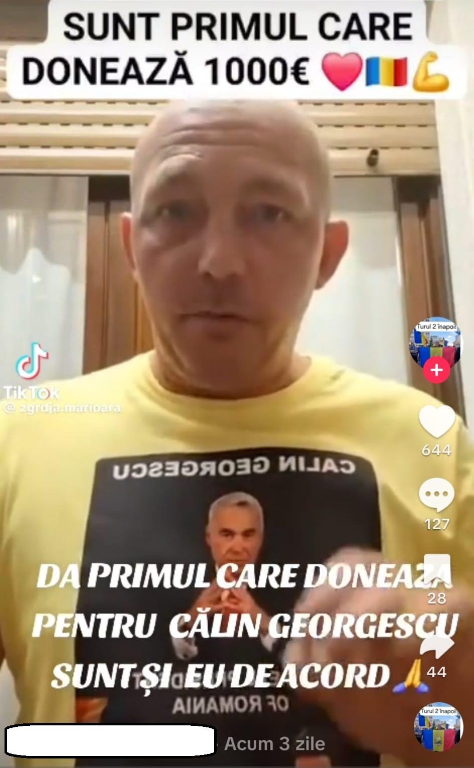 Susținătorii lui Călin Georgescu fac chetă pe TikTok să îi cumpere vila din Toscana. „Sunt primul care donează 1000 de euro?” 1105937
