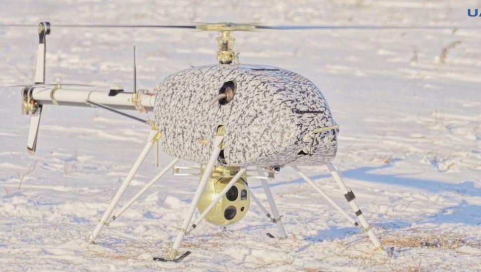 Drona-elicopter produsă în Africa ar fi deja folosită în Europa de Est. Decolează fără pistă și poate transporta arme 1106616