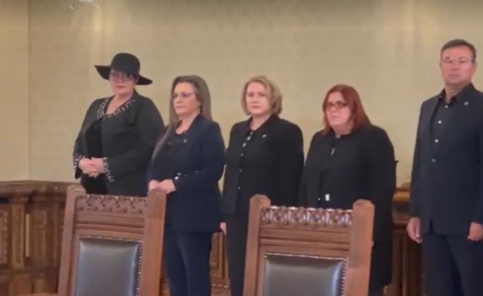 „Democrația a murit! Trăiască regina”. Diana Șoșoacă a uimit prin ținuta aleasă la consultările de la Cotroceni 1108079