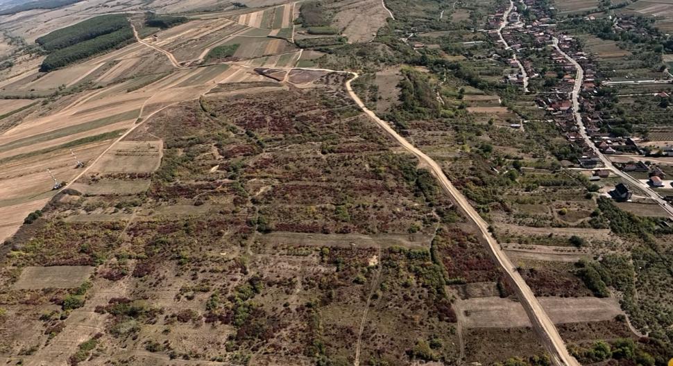 Imagini în premieră, din avion, cu "perla coroanei" de pe A3. Cum arată șantierul pe sectorul Nușfalău - Poarta Sălajului 1107825
