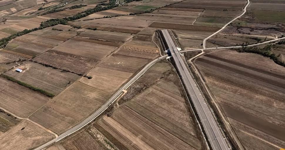 Imagini în premieră, din avion, cu "perla coroanei" de pe A3. Cum arată șantierul pe sectorul Nușfalău - Poarta Sălajului 1107827