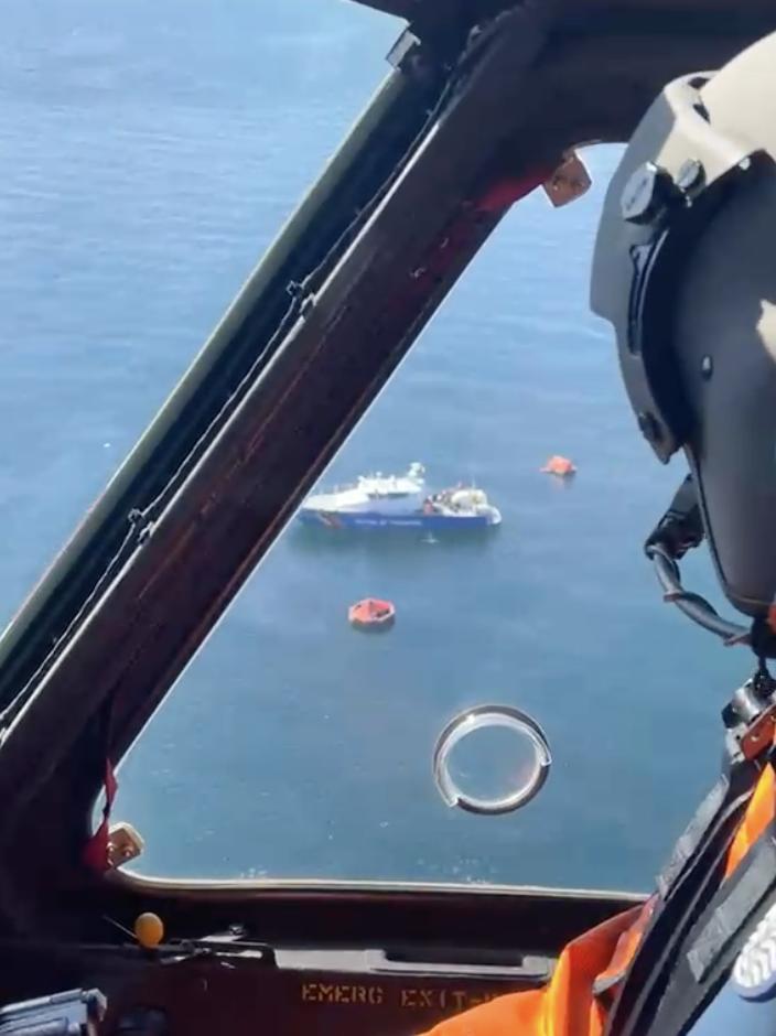 O navă a fost lovită de drone și s-a scufundat în Marea Neagră, lângă platforma Pescăruș a Petrom. Doi membri ai echipajului au murit 1107971