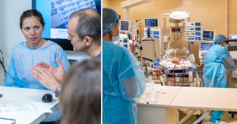 Mirabela Grădinaru a vizitat Clinica de Terapie Intensivă nou-născuţi de la "Marie Curie". Ce le-a spus medicilor şi asistentelor 1108942