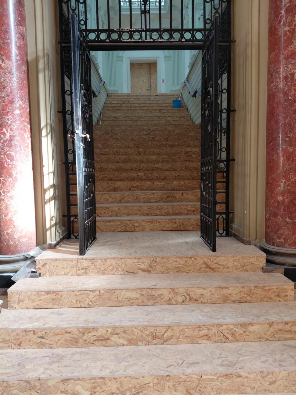 Palatul Dacia este în plină renovare și consolidare. Va fi Pinacoteca Bucureștiului. Cum arată acum clădirea istorică din Centrul Vechi 1109629