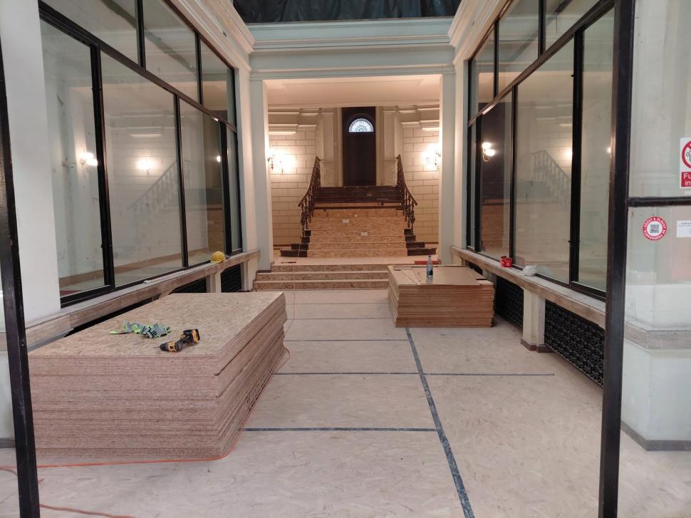 Palatul Dacia este în plină renovare și consolidare. Va fi Pinacoteca Bucureștiului. Cum arată acum clădirea istorică din Centrul Vechi 1109642